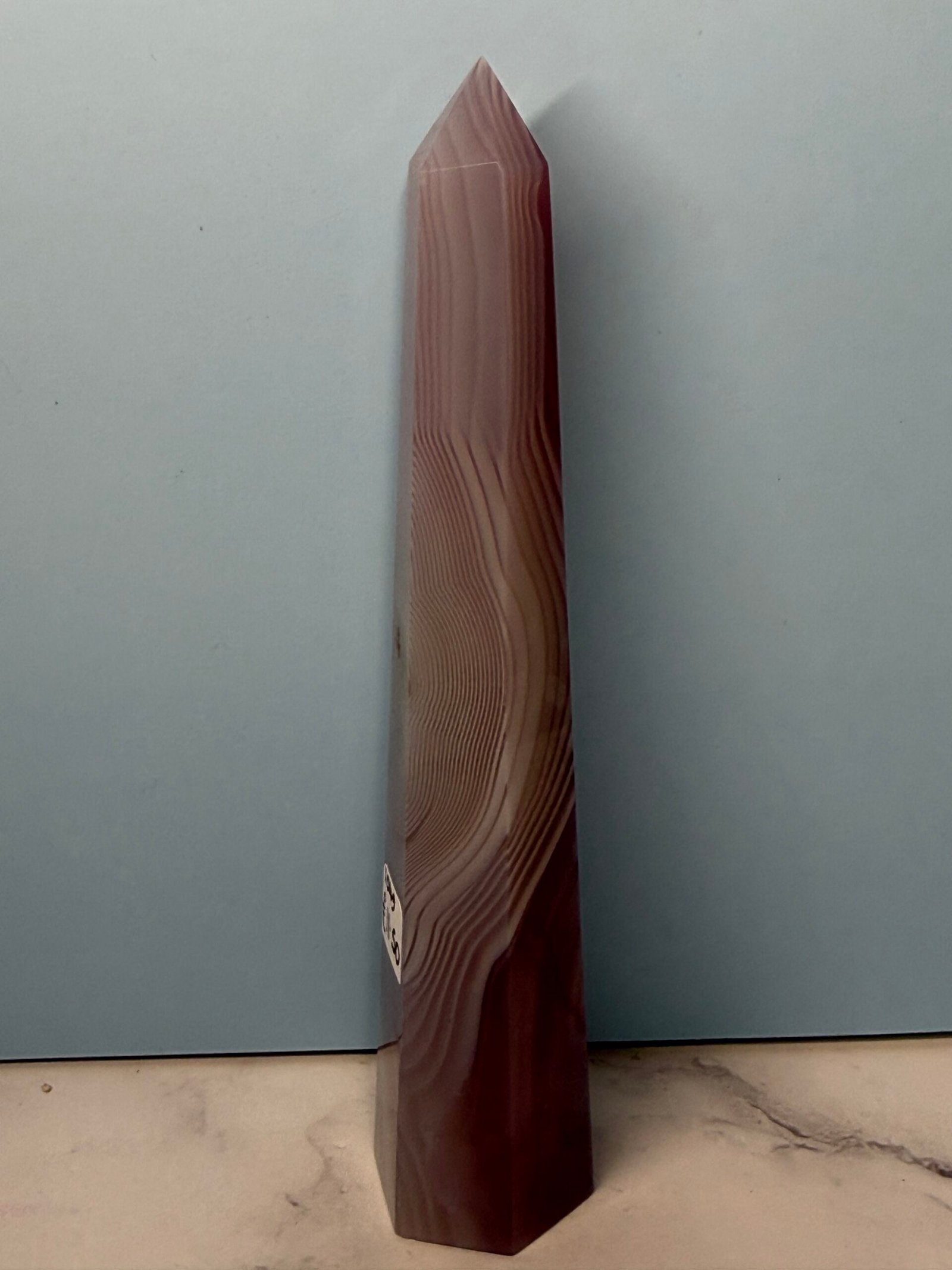 Pink Agate Tapered Tower - Image 18