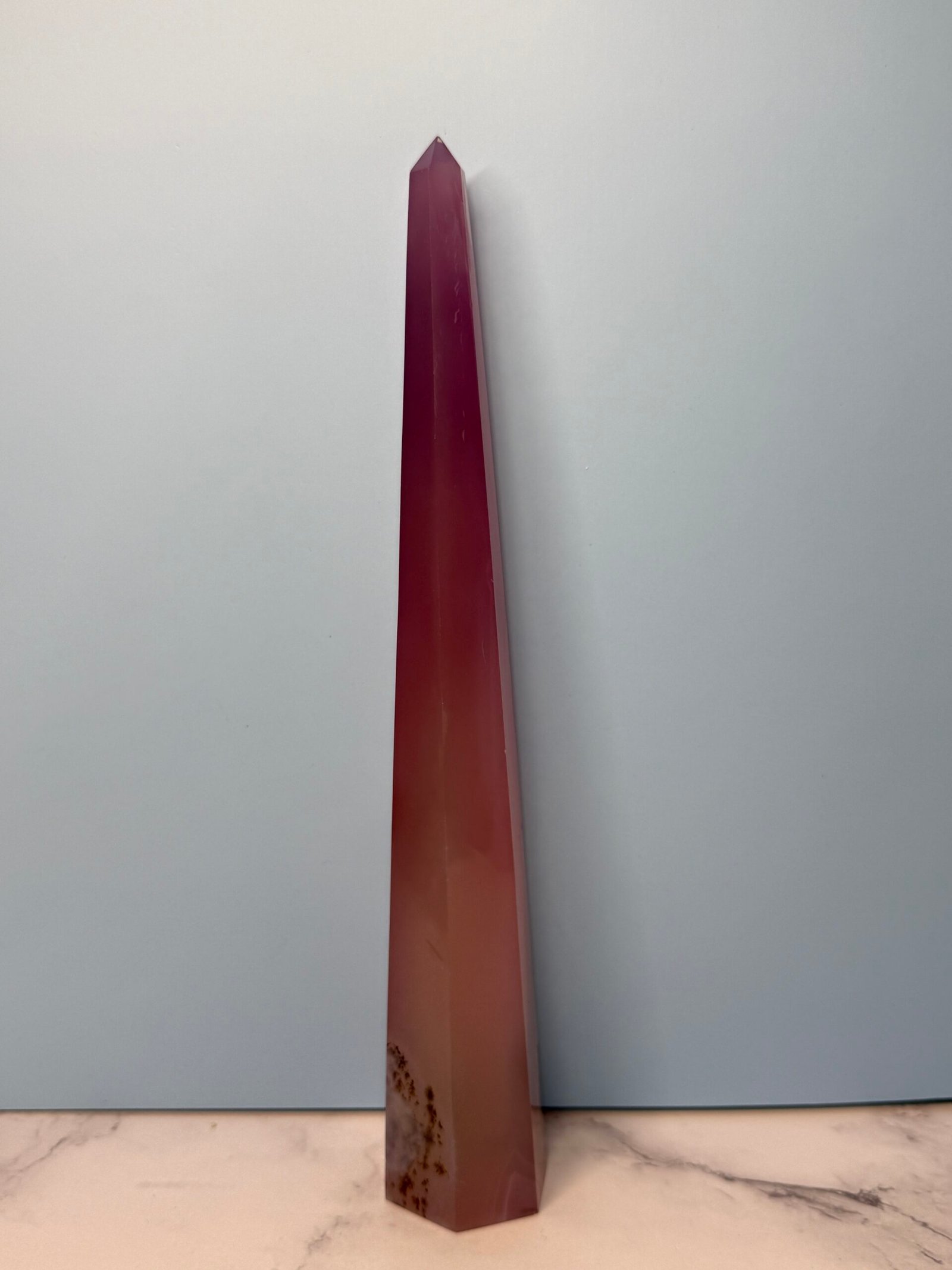 Pink Agate Tapered Tower - Image 11