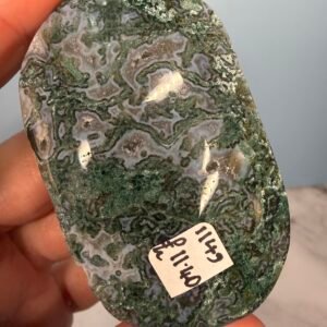 Moss Agate Palm Stone
