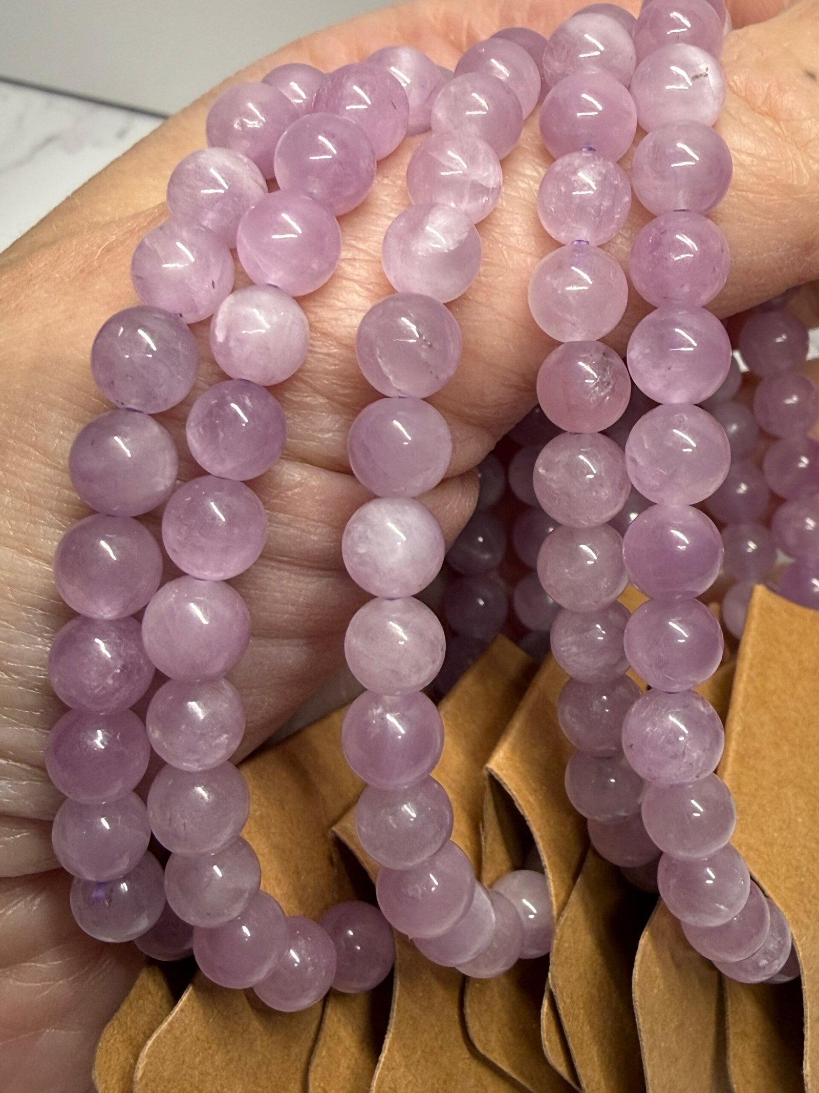 Kunzite Bead Bracelet - Image 5