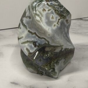 Moss Agate Freeform Flame