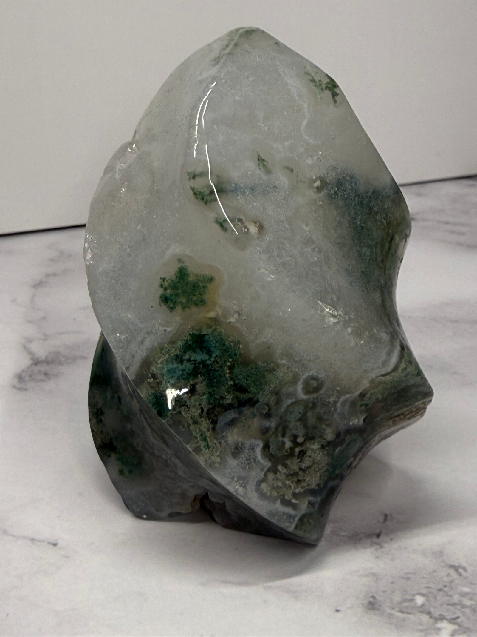 Moss Agate Freeform Flame - Image 2