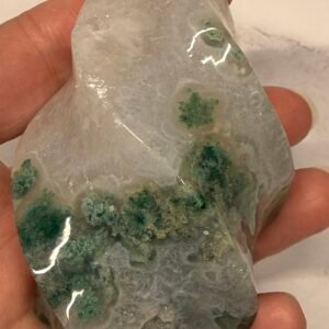 Moss Agate Freeform Flame