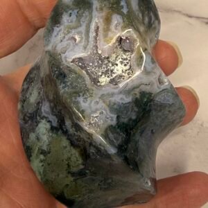 Moss Agate Freeform Flame