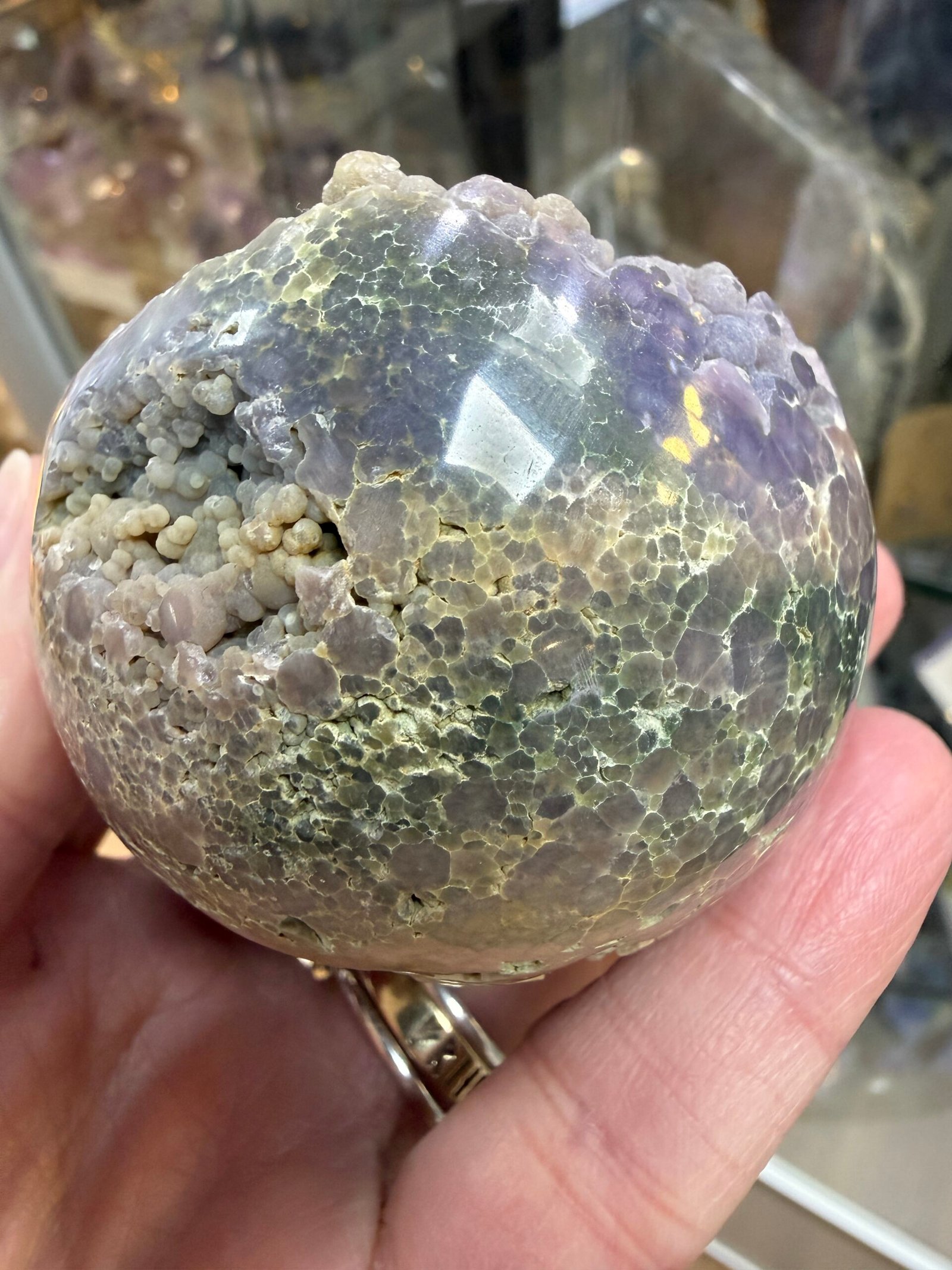 Grape Agate Sphere - Image 4