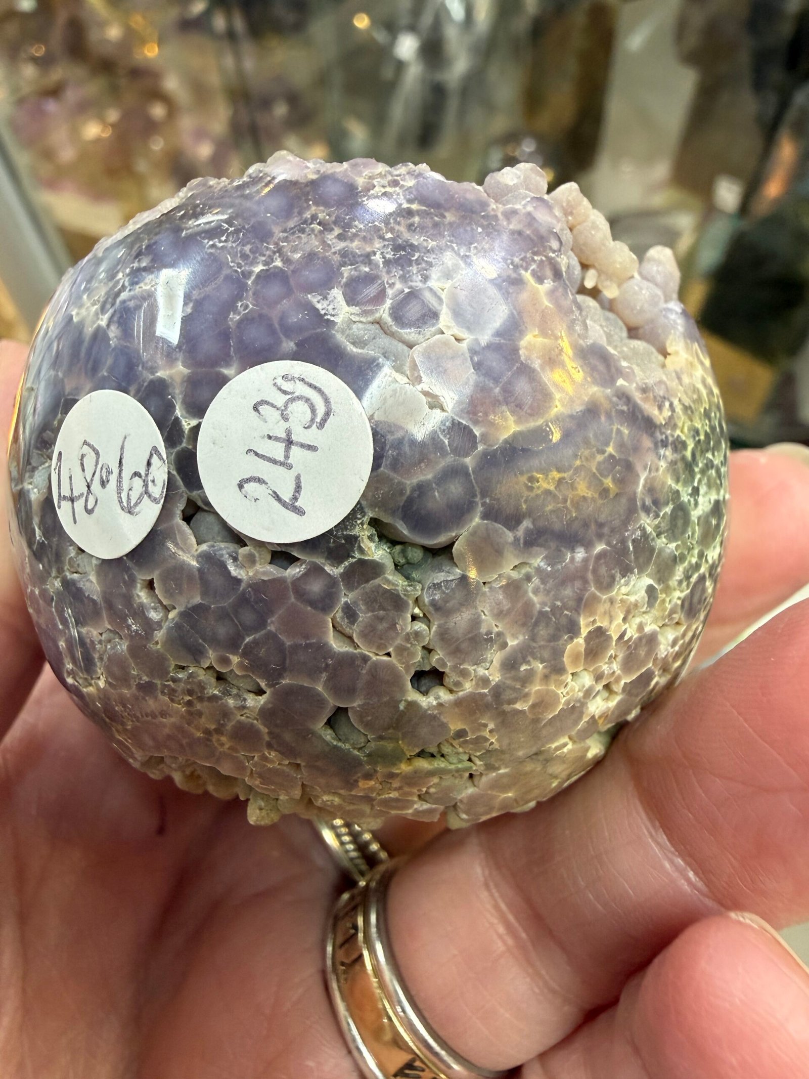 Grape Agate Sphere - Image 7