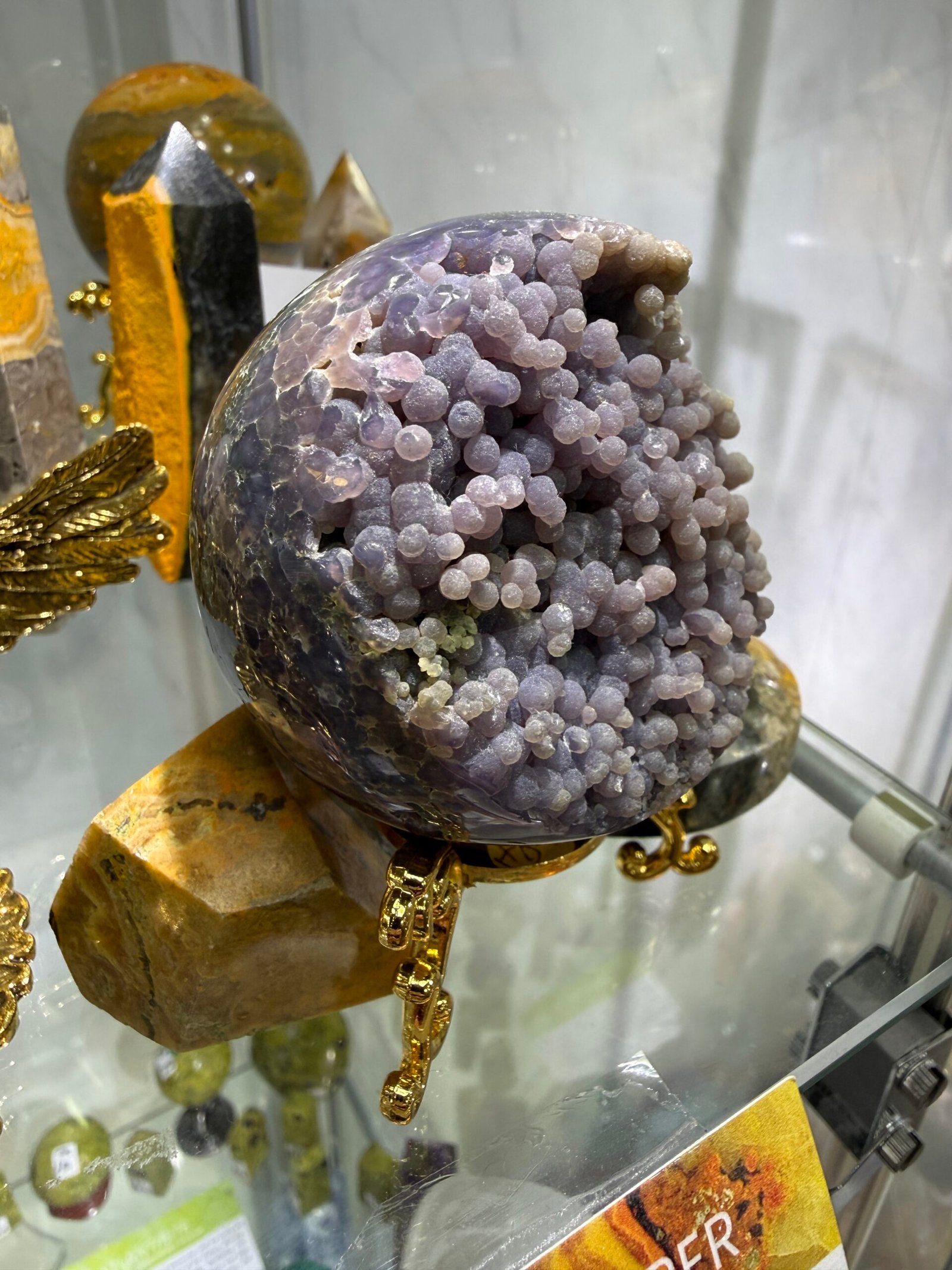 Grape Agate Sphere - Image 3
