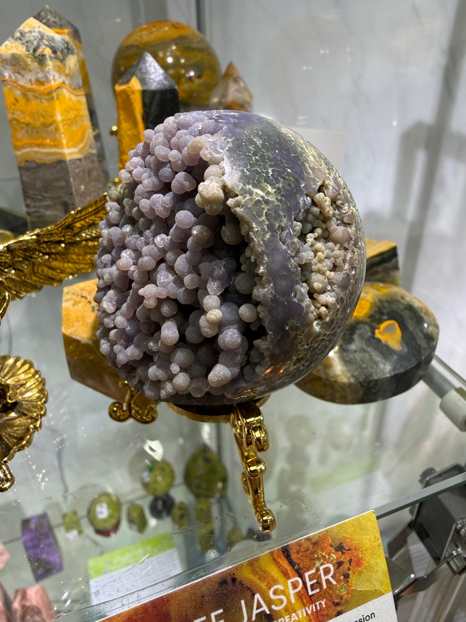 Grape Agate Sphere - Image 2