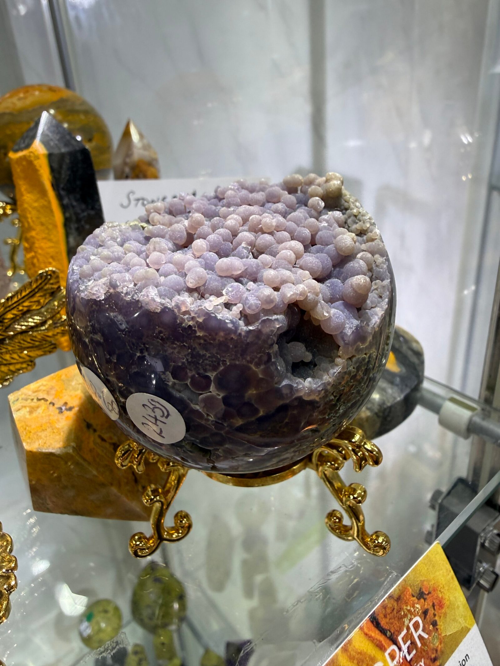 Grape Agate Sphere - Image 11
