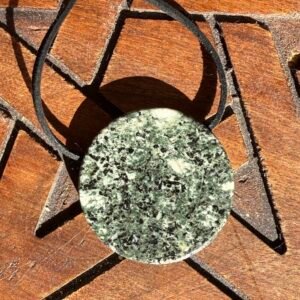 Preseli Blue Stone (Stonehenge Stone) Round Pendant