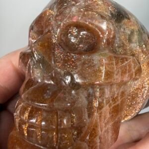 Sunstone Skull Carving