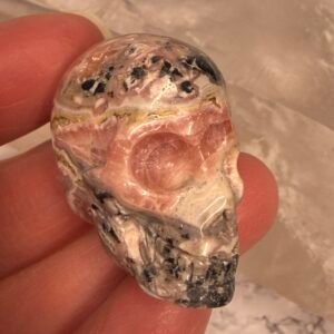 Rhodochrosite Skull #1
