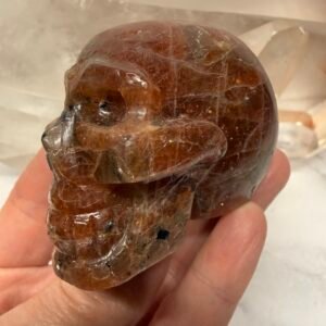 Sunstone Skull Carving
