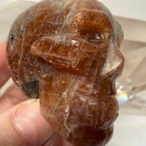 Sunstone Skull Carving