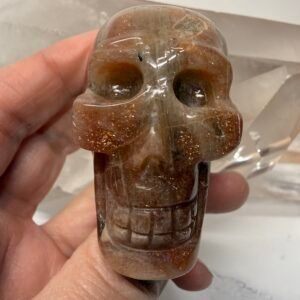 Sunstone Skull Carving