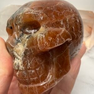 Sunstone Skull Carving