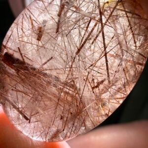 Red Rutile Quartz Tumble Stone