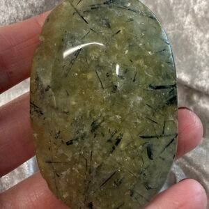 Prehnite Palm Stone