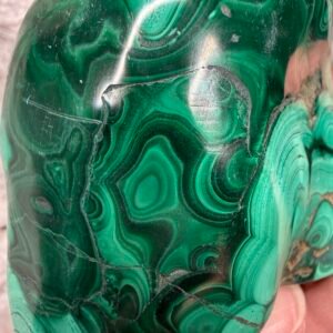 Flower Banded Malachite Freeform