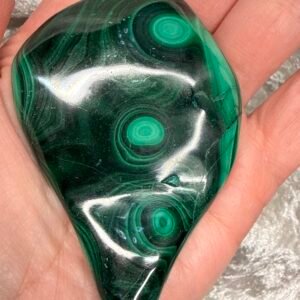 Flower Banded Malachite Freeform