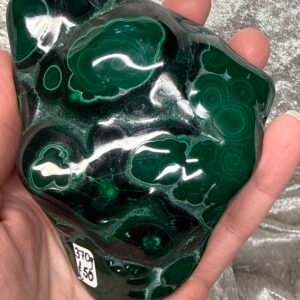 Flower Banded Malachite Freeform
