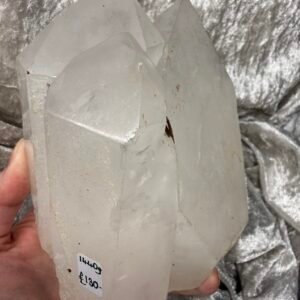 Large Self Healed Triple Quartz Cluster