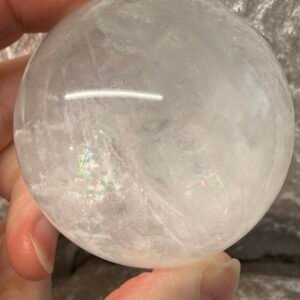 White Fluorite Sphere