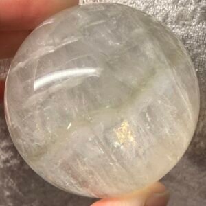 White Fluorite Sphere