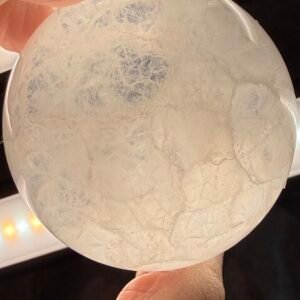 White Fluorite Sphere