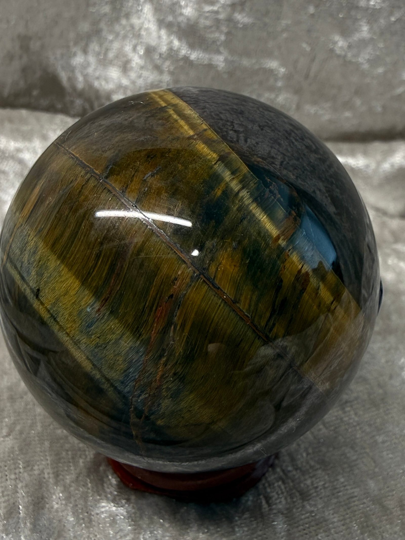 Blue Tiger Eye Sphere - Image 3