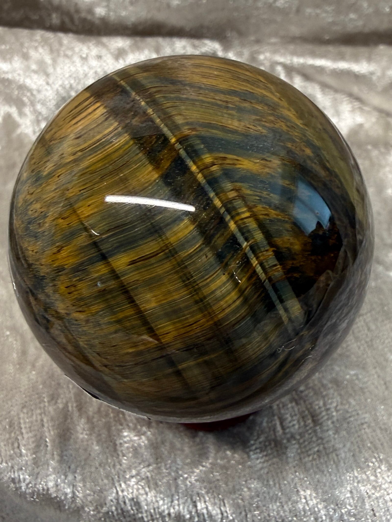 Blue Tiger Eye Sphere - Image 3