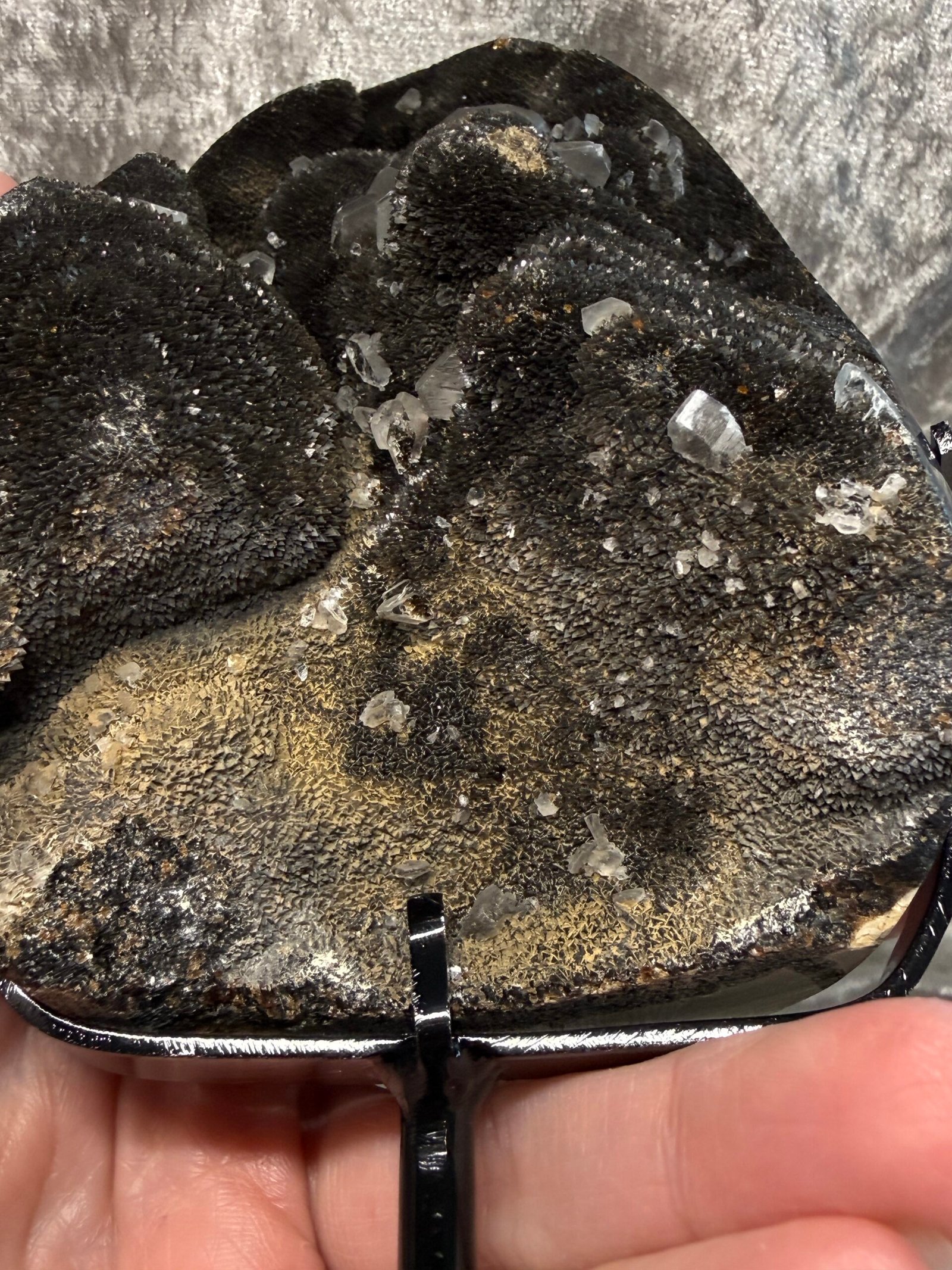 Septarian Nodule on Custom Stand - Image 6