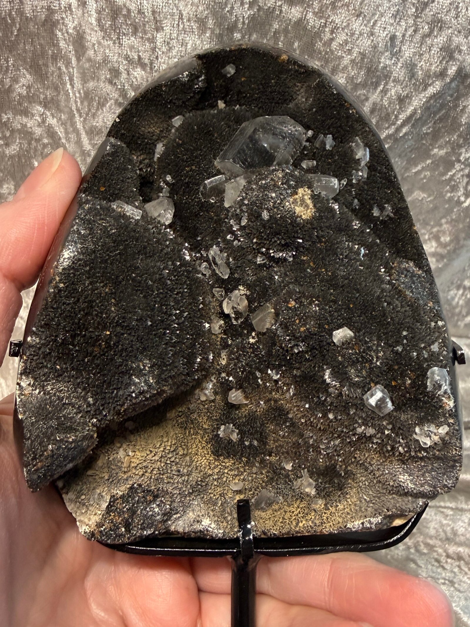 Septarian Nodule on Custom Stand - Image 7