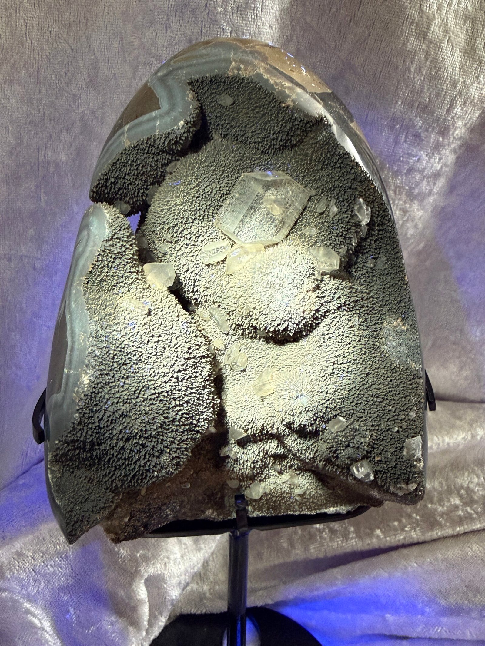 Septarian Nodule on Custom Stand - Image 10