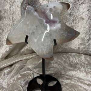 Druse Agate Star on Stand
