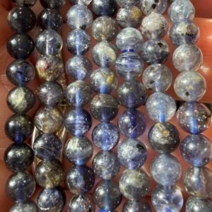 Iolite 5mm Bead Bracelet