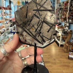 Tourmaline Quartz Freeform on Stand