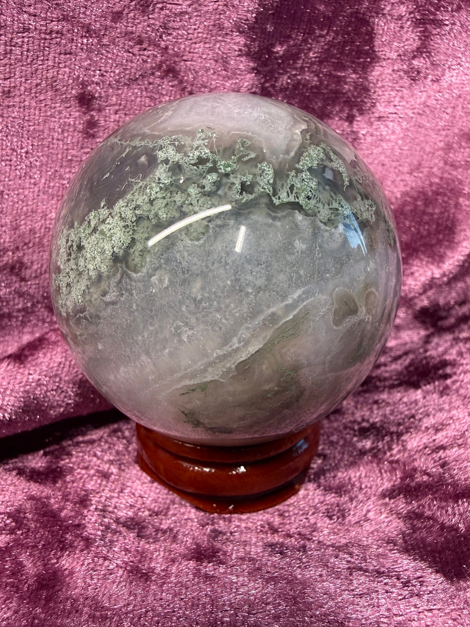 Moss Agate Sphere