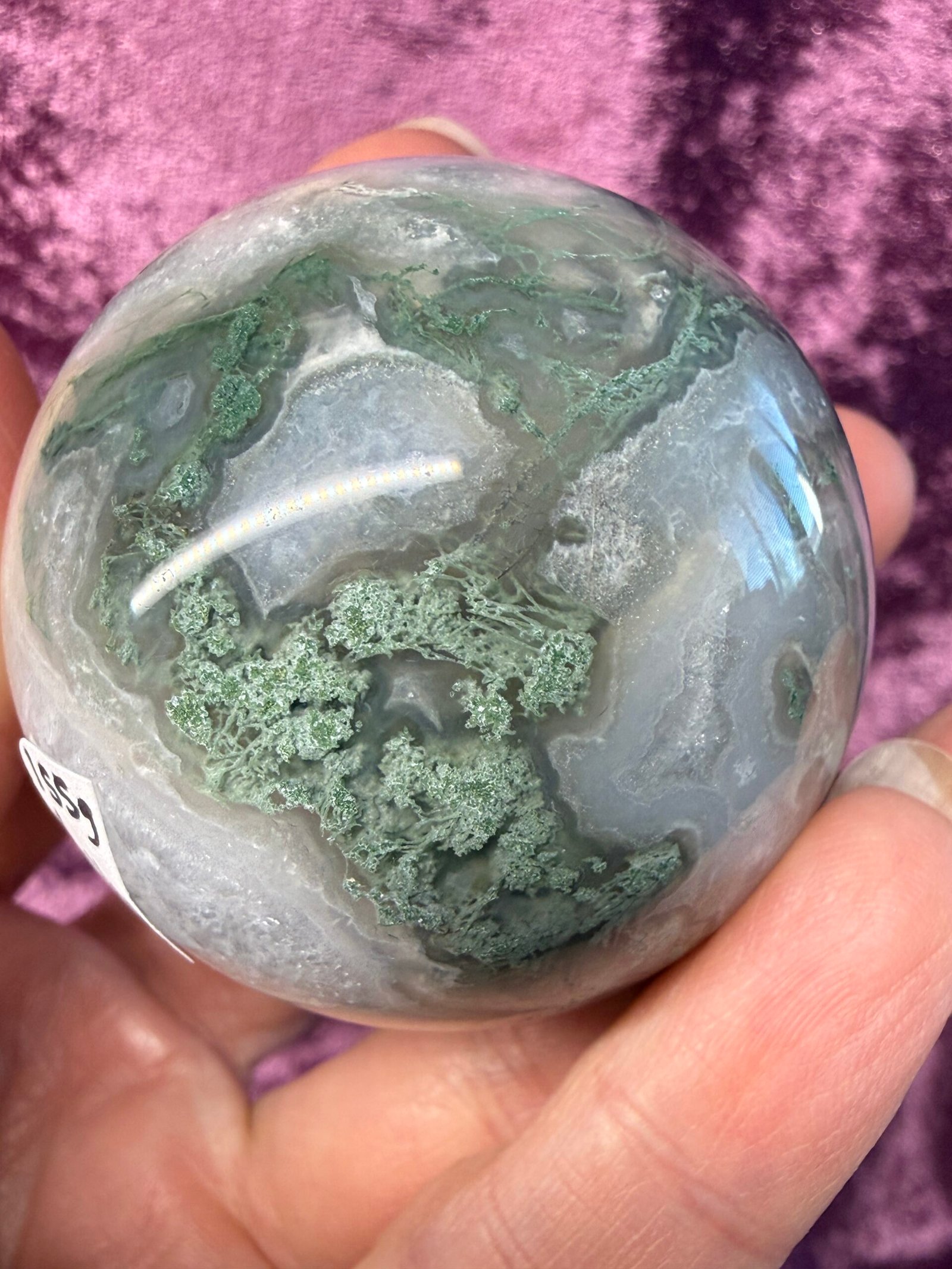 Moss Agate Sphere - Image 6