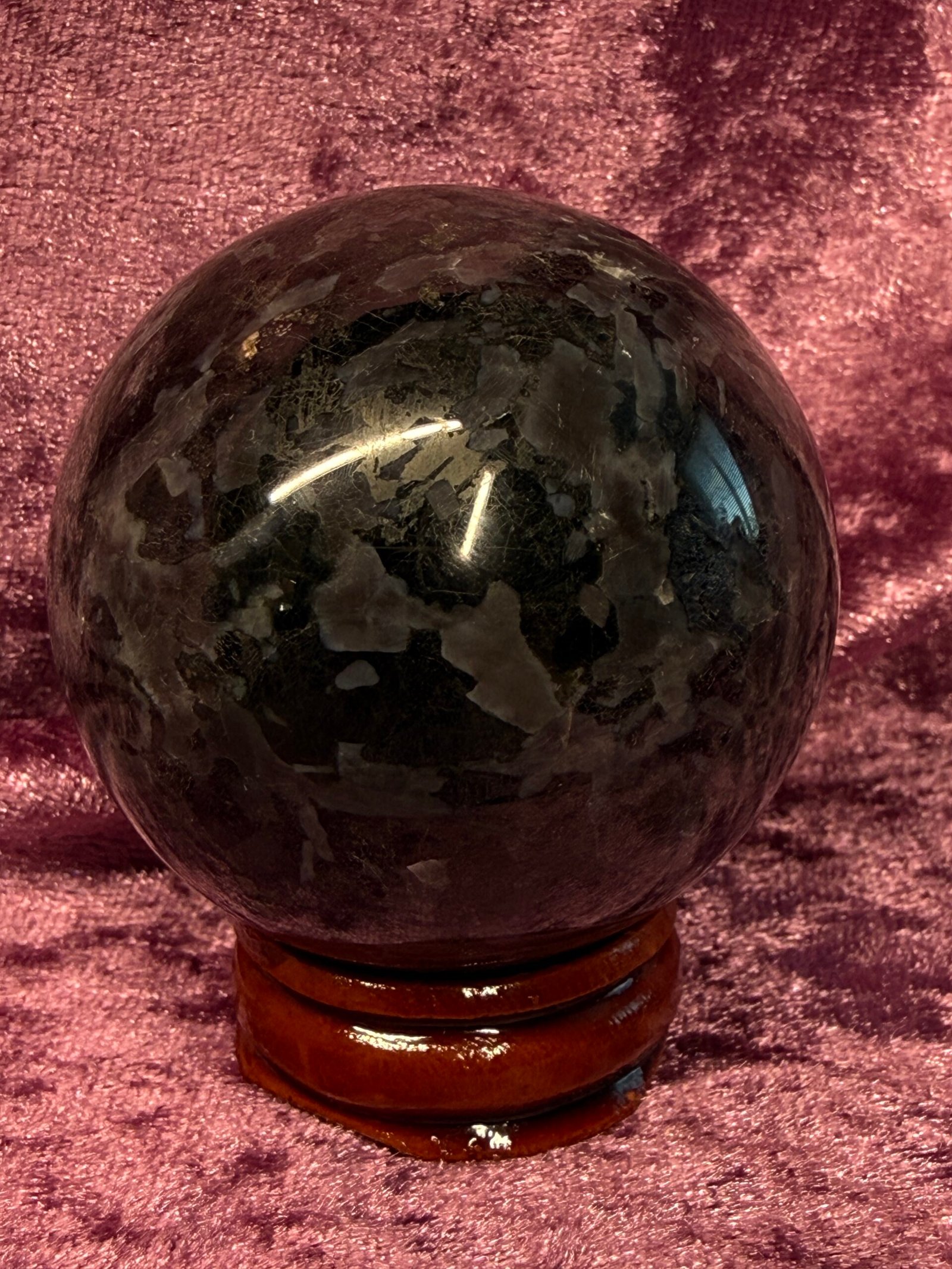 Indigo Gabbro Sphere - Image 2