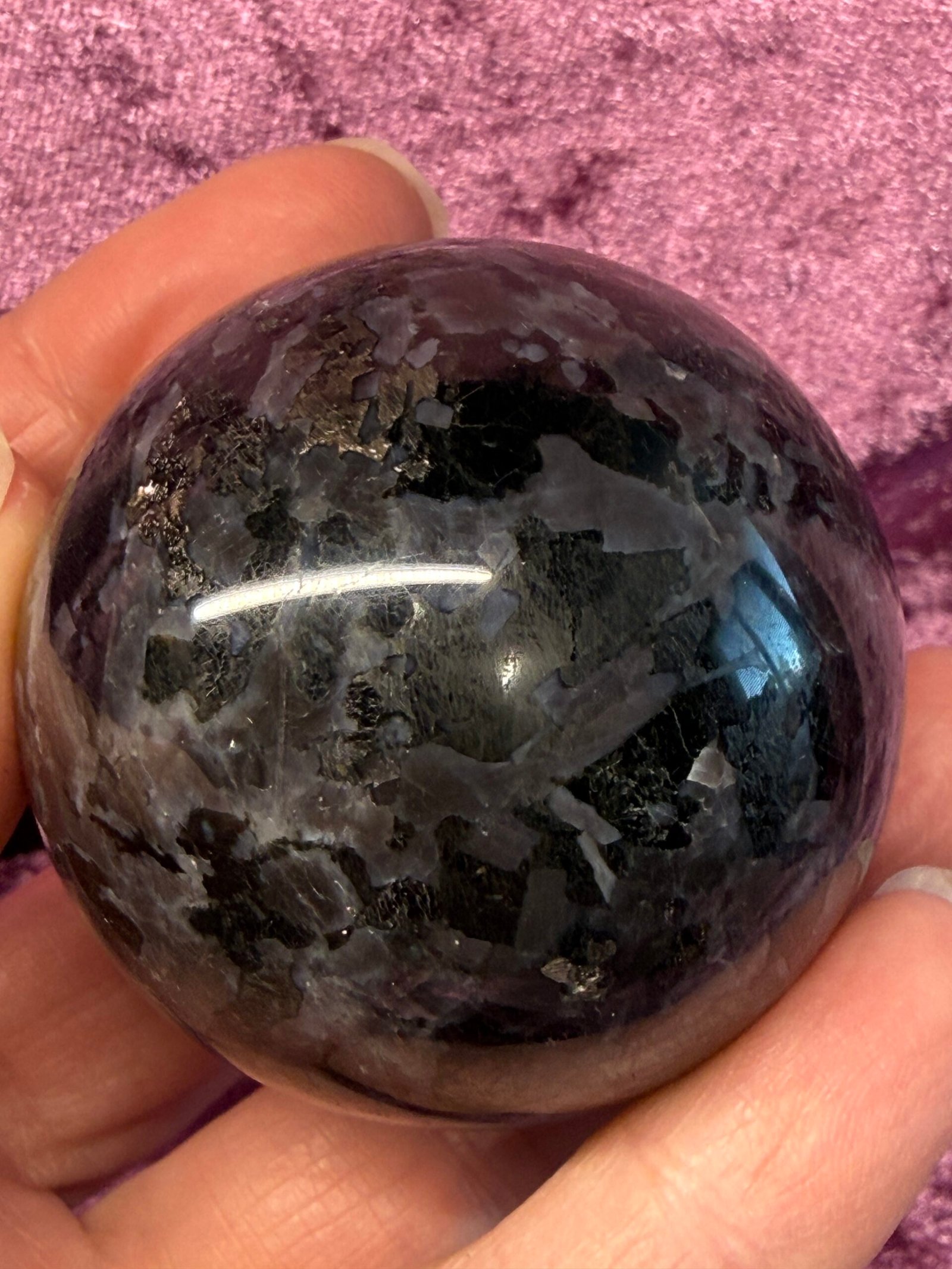 Indigo Gabbro Sphere - Image 5