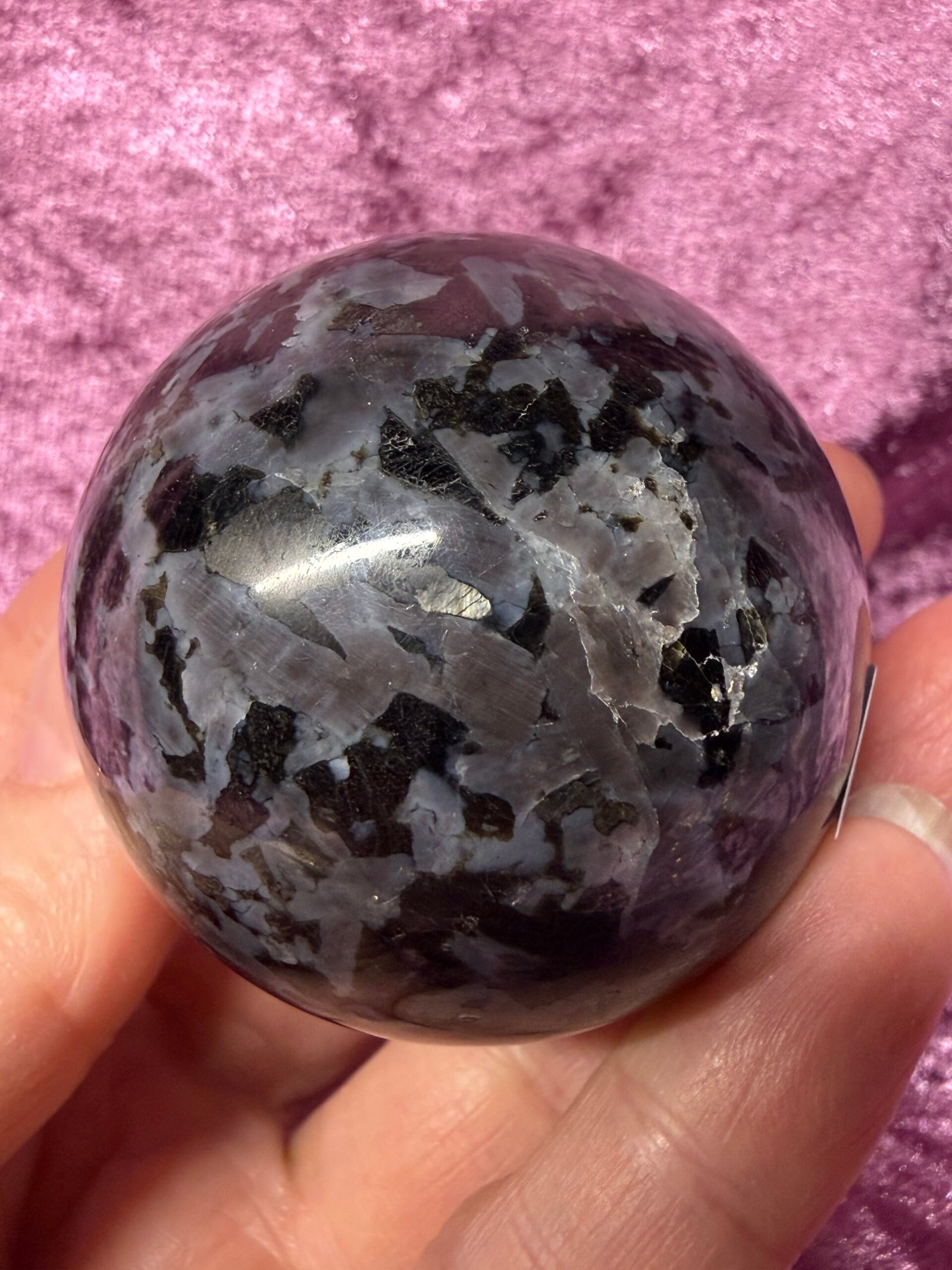 Indigo Gabbro Sphere