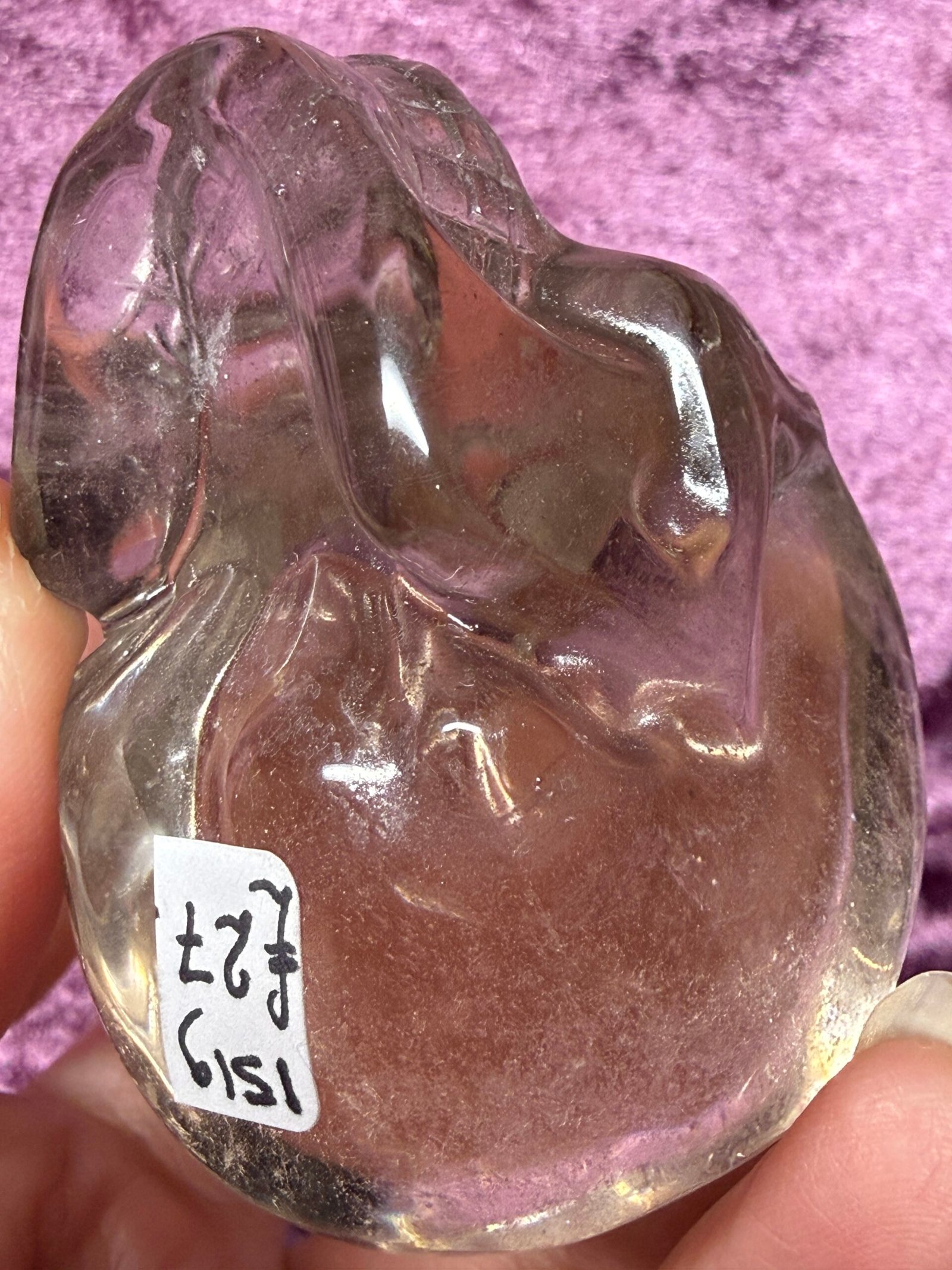 Clear Quartz Skull Carving - Image 6