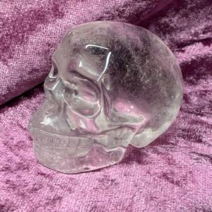 Clear Quartz Skull carving