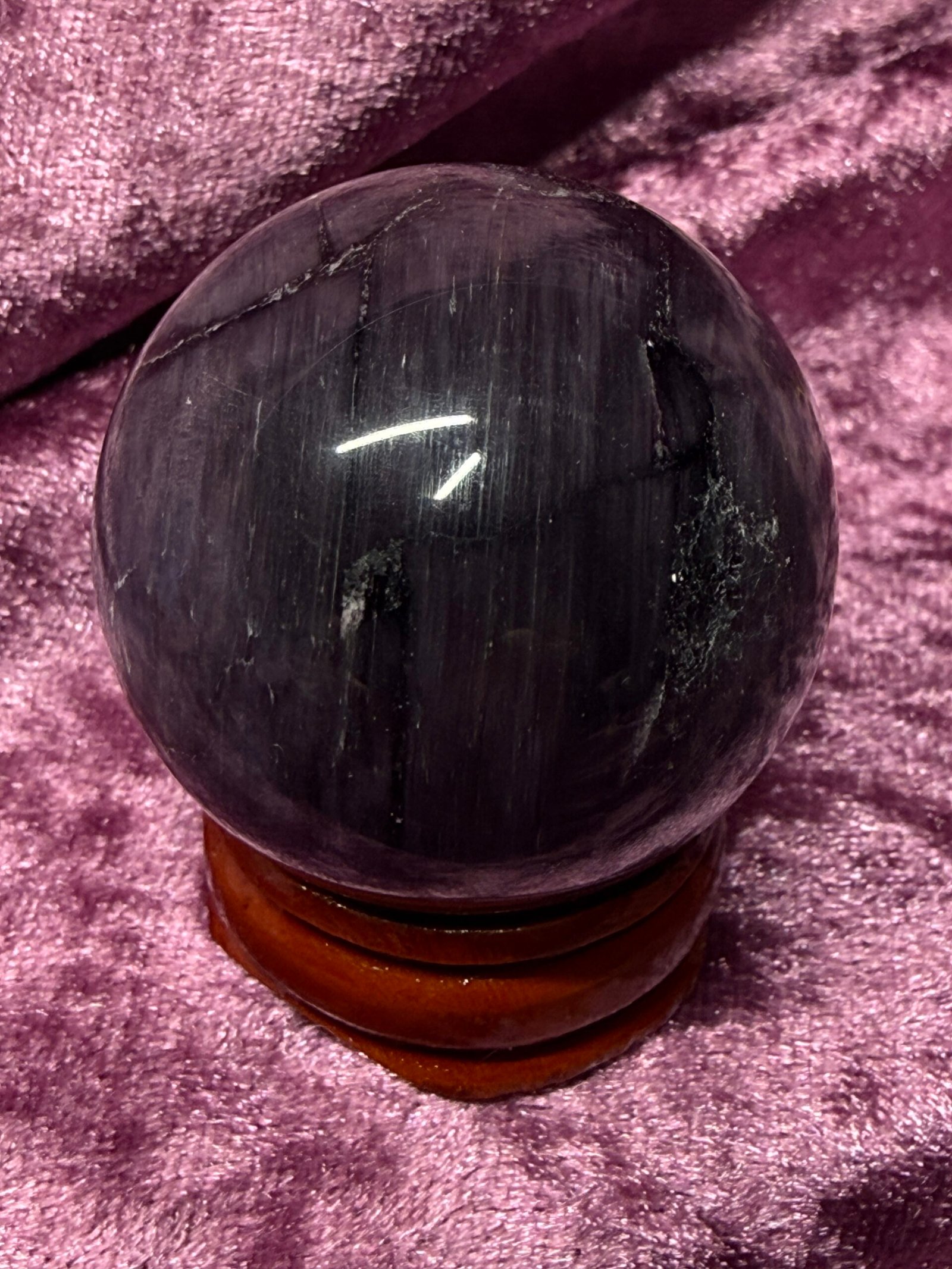 Gemmy Lepidolite Sphere - Image 4