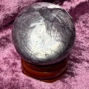 Gemmy Lepidolite Sphere