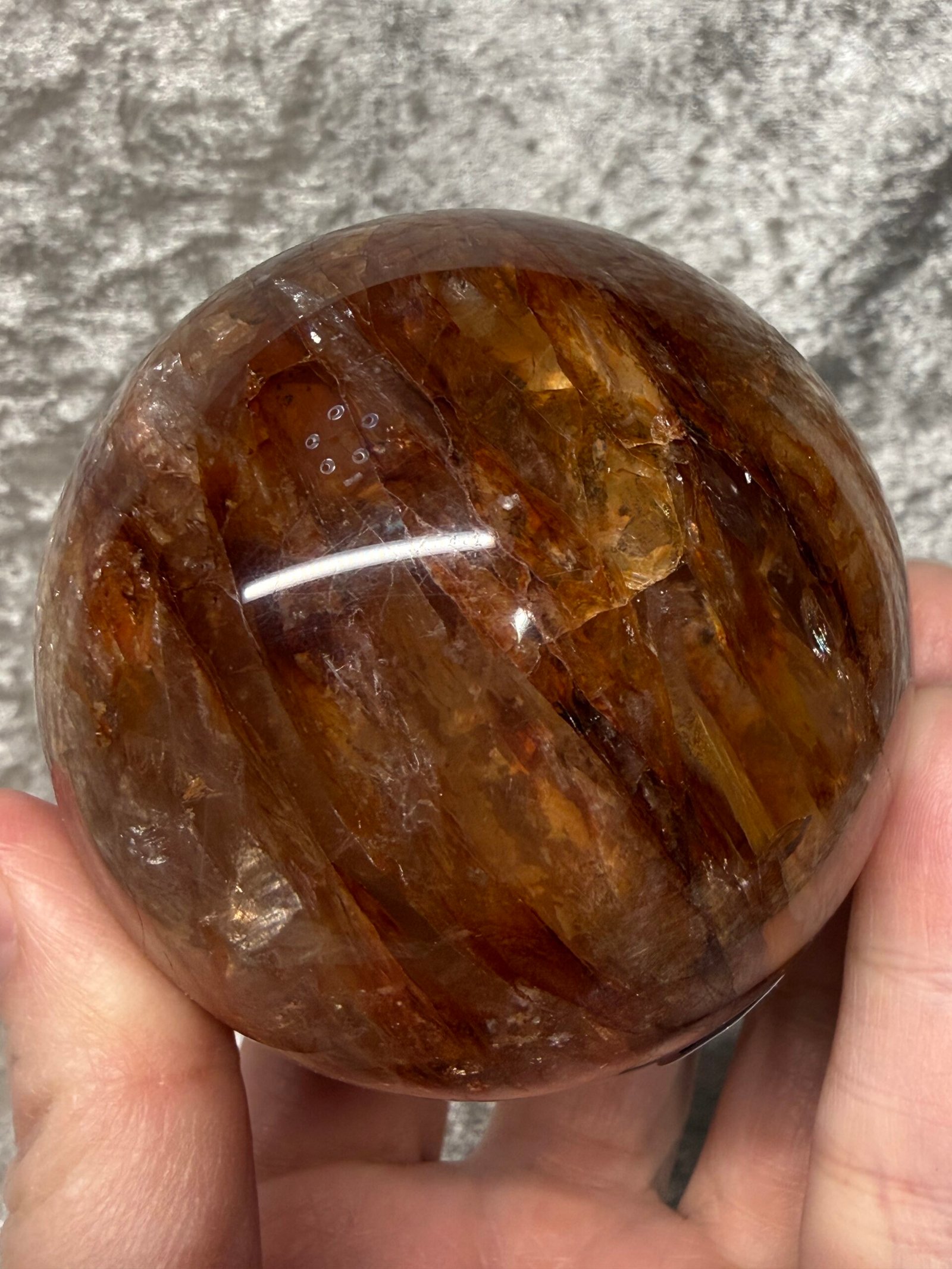 Fire Quartz Sphere