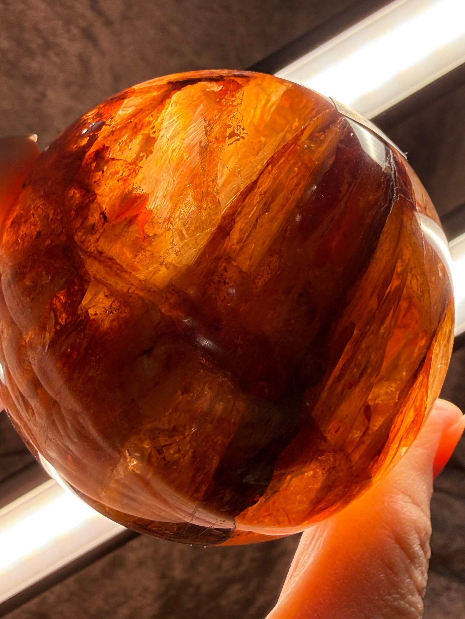 Fire Quartz Sphere - Image 6