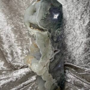 Extra Large Moss Agate Tower