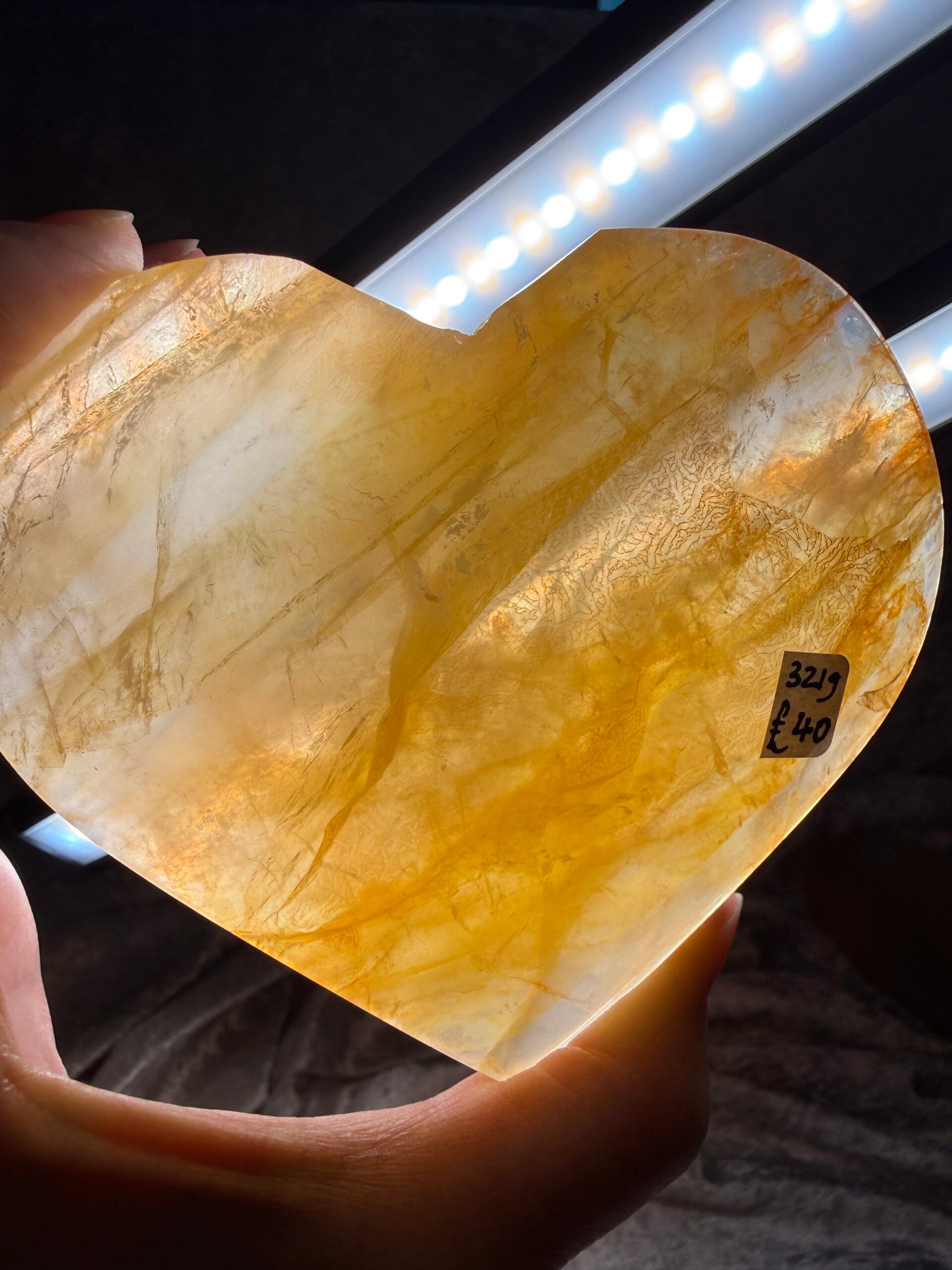 Large Golden Healer Heart - Image 5